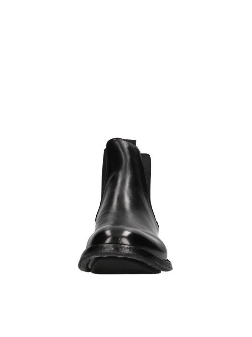 Leather ankle boots OFFICINE CREATIVE | BALANCE/008 BUFALONERO